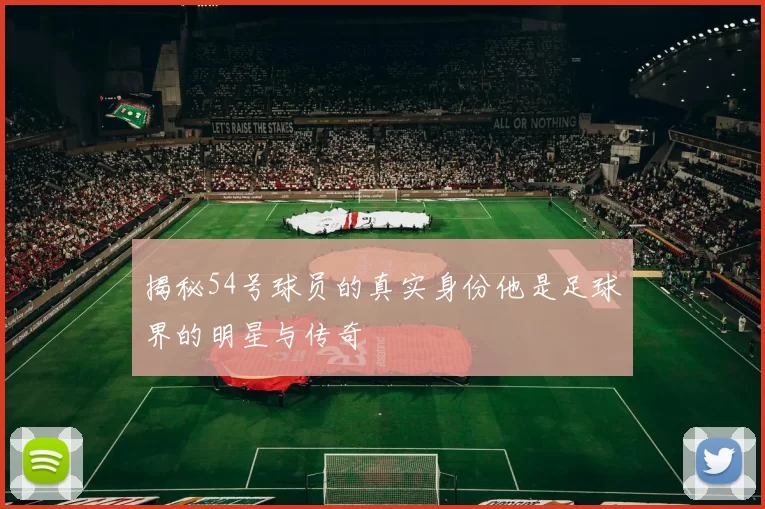 揭秘54号球员的真实身份他是足球界的明星与传奇