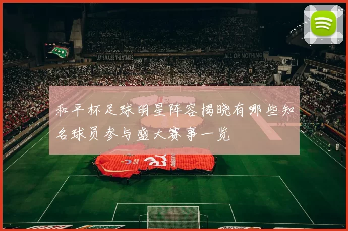和平杯足球明星阵容揭晓有哪些知名球员参与盛大赛事一览